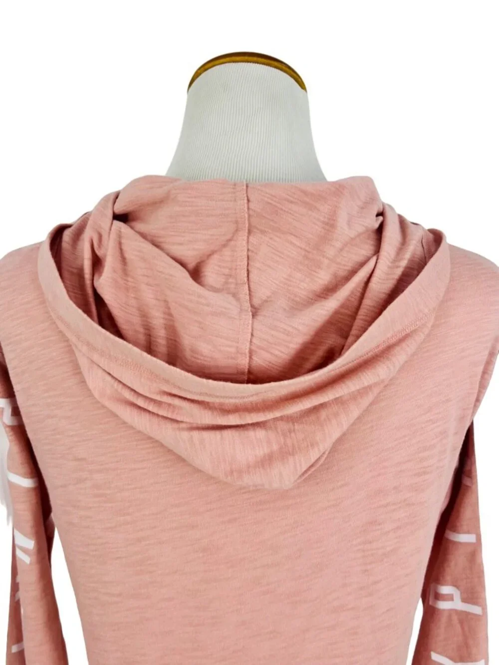 Victoria’s Secret PINK Hooded Blush Logo Top | Athleisure Y2K10s Tumblr Athletic - Picture 8 of 12
